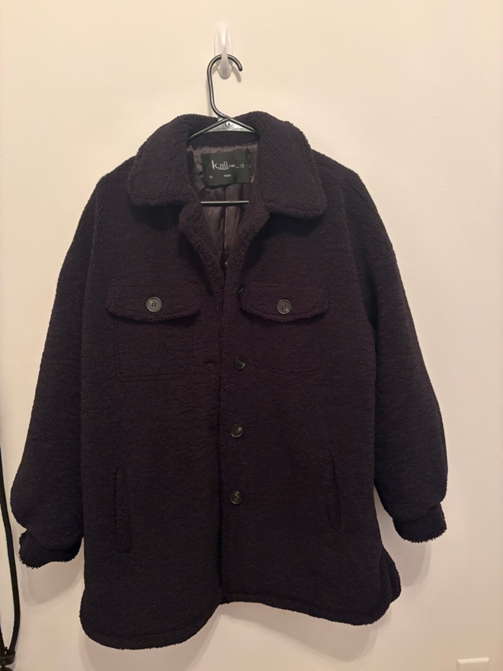 KULE Teddy Fleece Jacket in Black